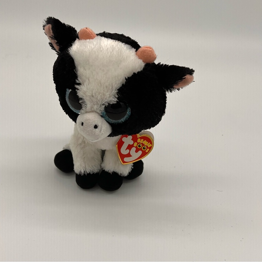 Ty Beanie Boos - BUTTER the Cow 6" Plush Stuffed Animal Toy